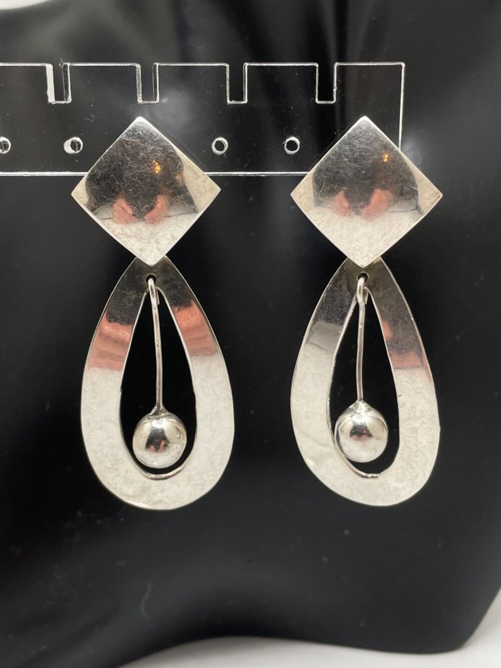 Vintage Sterling Silver Earrings